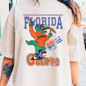 Gator University of Florida gear, UF game day shirt retro tee